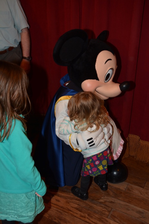 Mickey Mouse Hugging Aeryn!